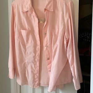 Linen blouse and tank set